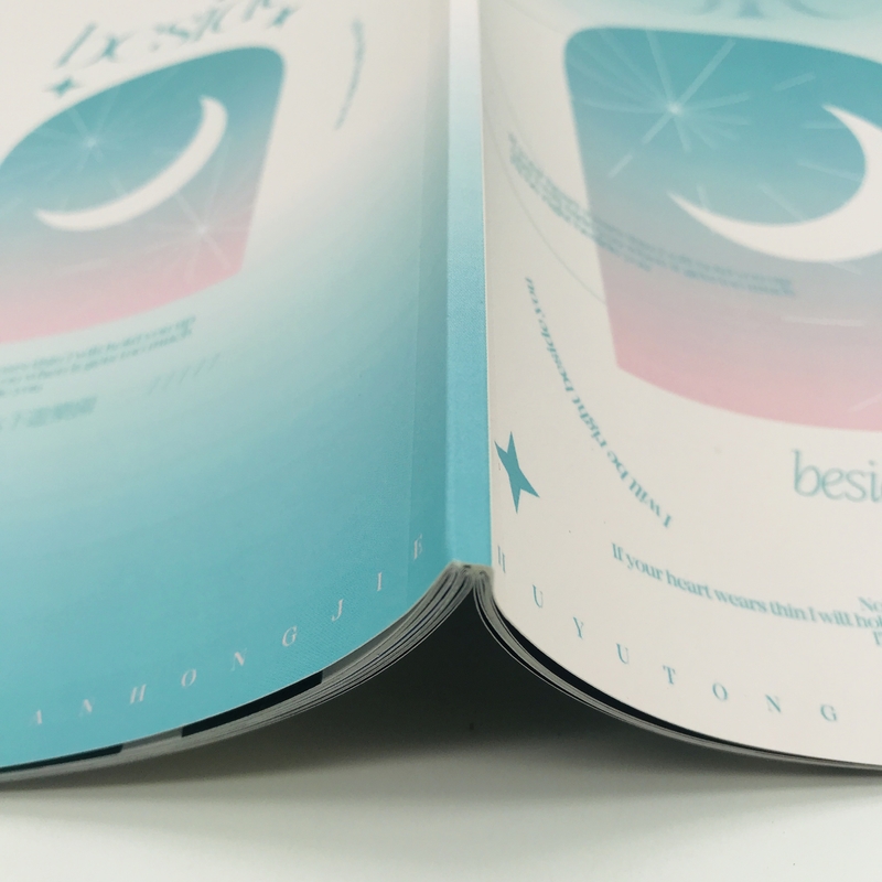 4c+4c CMYK 색깔 ISO 승인을 인쇄하는 주문을 받아서 만들어진 색깔 그림책