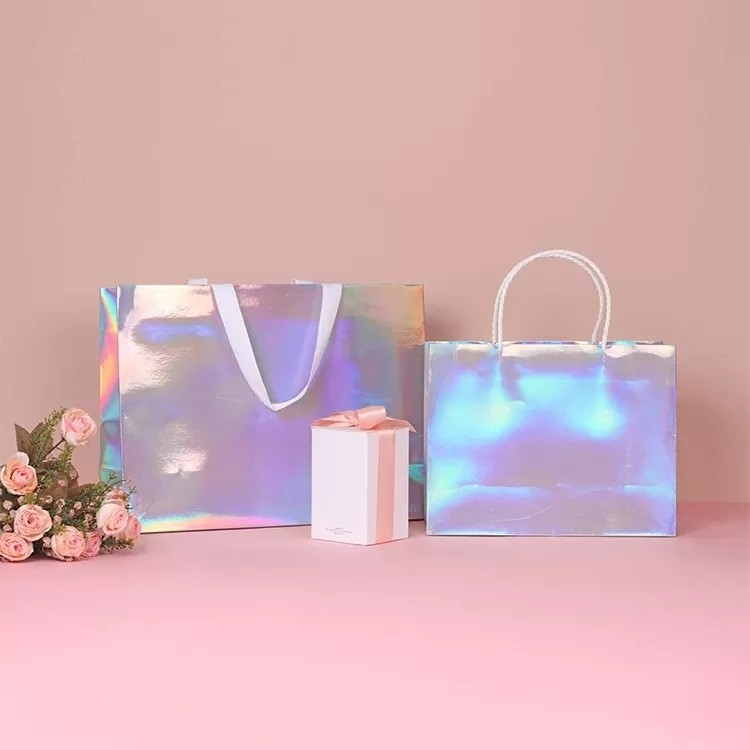 캐리어 백 홀로그래프 Cmyk 색에게 입히는 반짝거림 은박