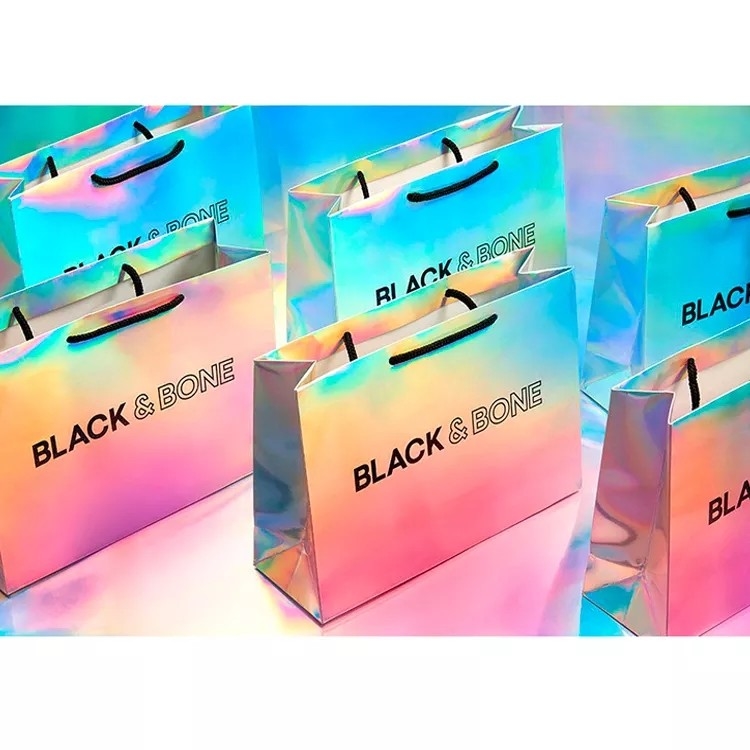 캐리어 백 홀로그래프 Cmyk 색에게 입히는 반짝거림 은박
