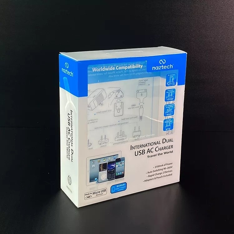 주문 제작된 명백한 물집 상자 배터리 Pvc 블리스터 패키징