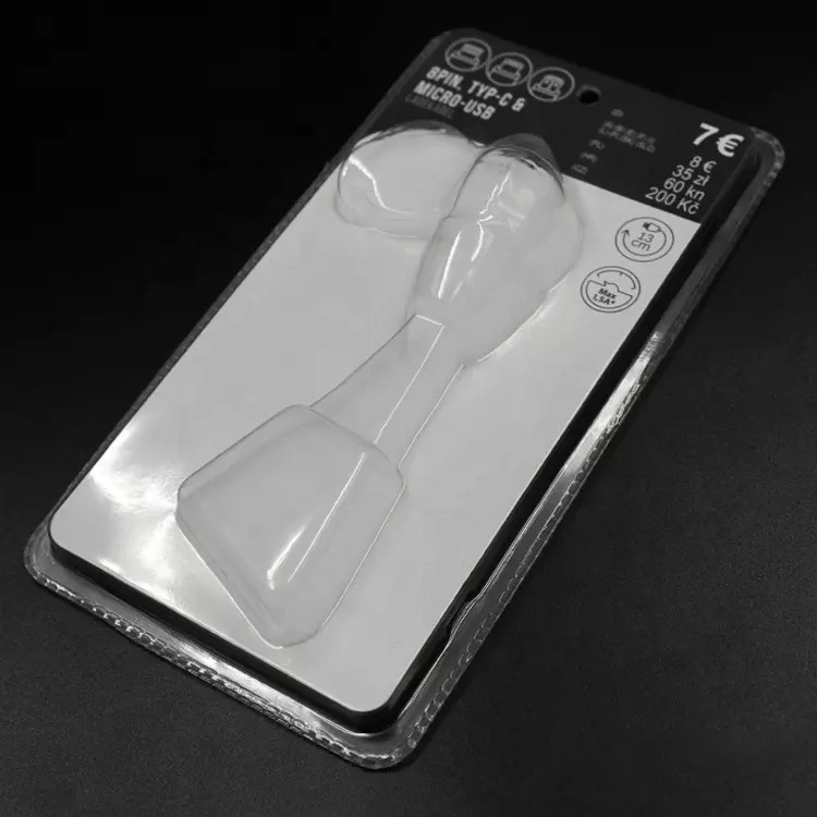 미생물에 의해 분해된 주문 제작된 PVC 명백한 주가 폭락 블리스터 패키징