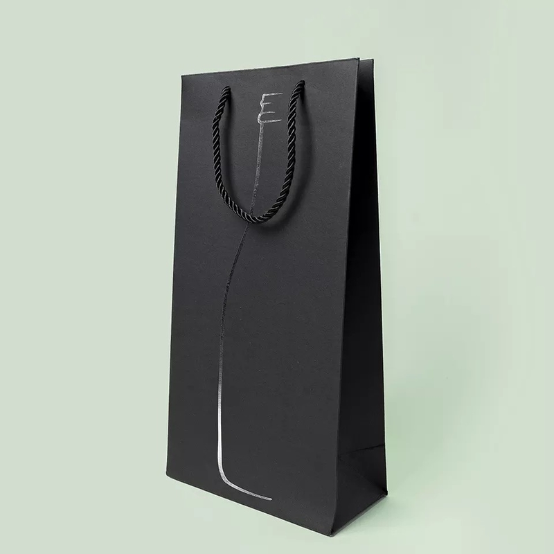 재생된 Kraft 검정 서류상 운반대 부대는 Patone 색깔을 주문을 받아서 만들었습니다