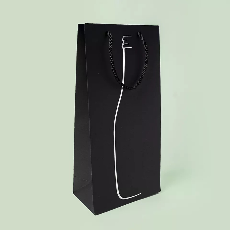 재생된 Kraft 검정 서류상 운반대 부대는 Patone 색깔을 주문을 받아서 만들었습니다