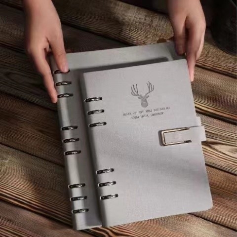가죽 14.3 센티미터 Ｘ 21.5 센티미터 회사 인쇄된 노트북 A5는 인쇄된 메모장을 맞추어줍니다